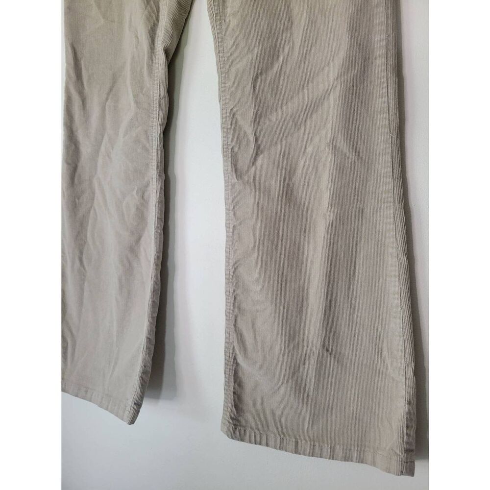Eddie Bauer Cream Corduroy Bootcut Pants Womens 8 - Picture 2 of 6